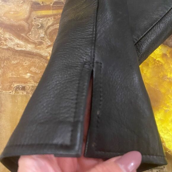 Hannah genuine leather bikers shorts/ bermudas, US 4 - Picture 3 of 7